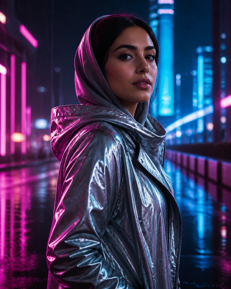 Cyberpunk example created with Photo Style
